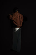Suede leather jacket