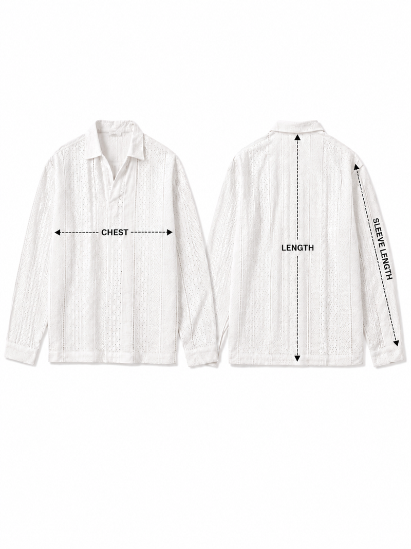 Summer shirt Size Chart