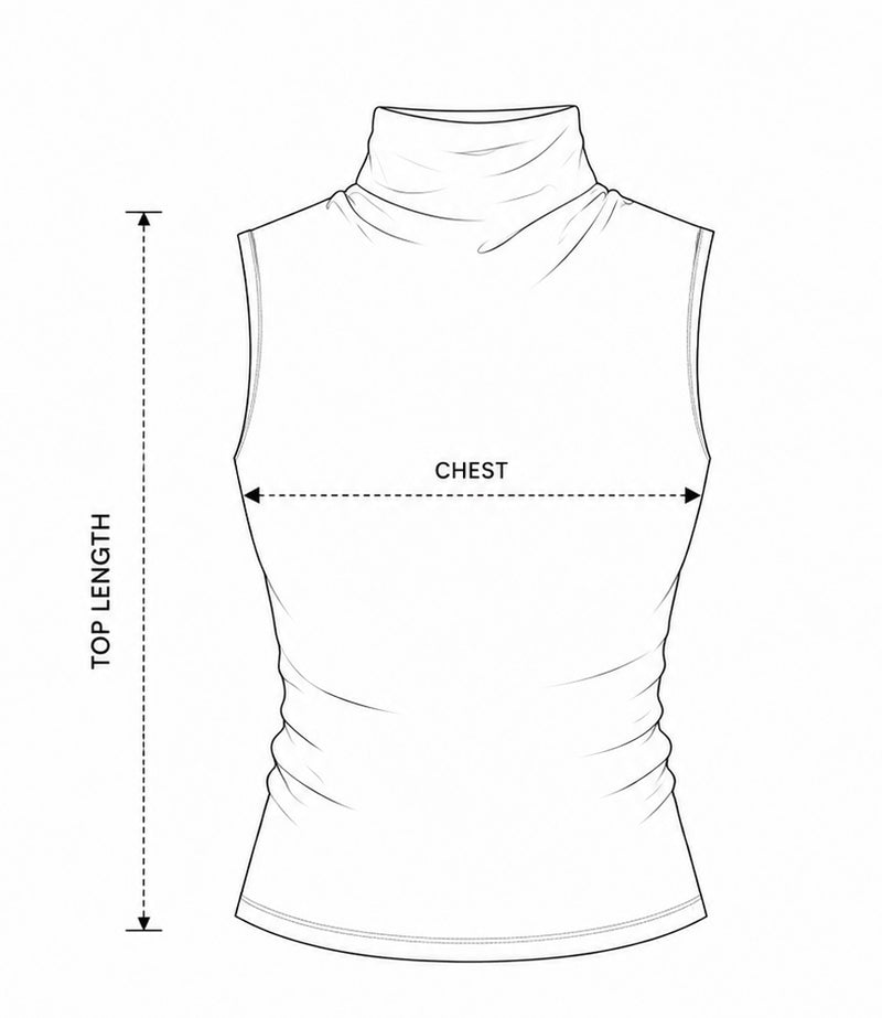 Butter yellow top Size Chart
