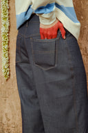 custom size DENIM colour pants