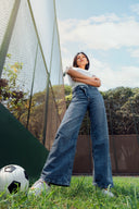 Denim Dark Pants